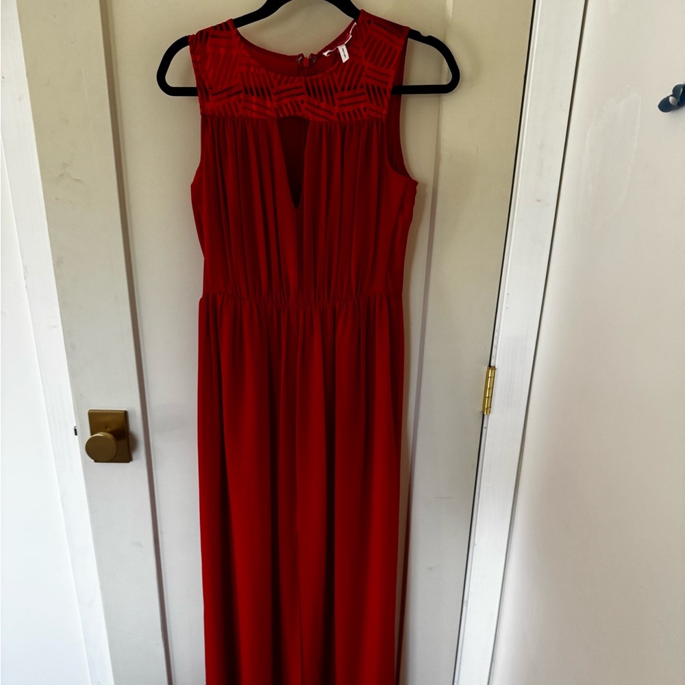 Bcbg gorgeous red gown/dress